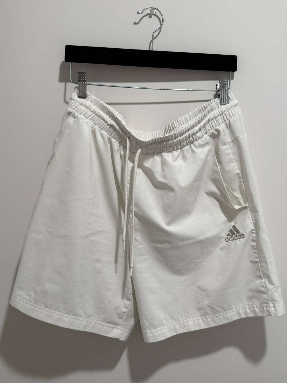 Adidas White Athletic Shorts